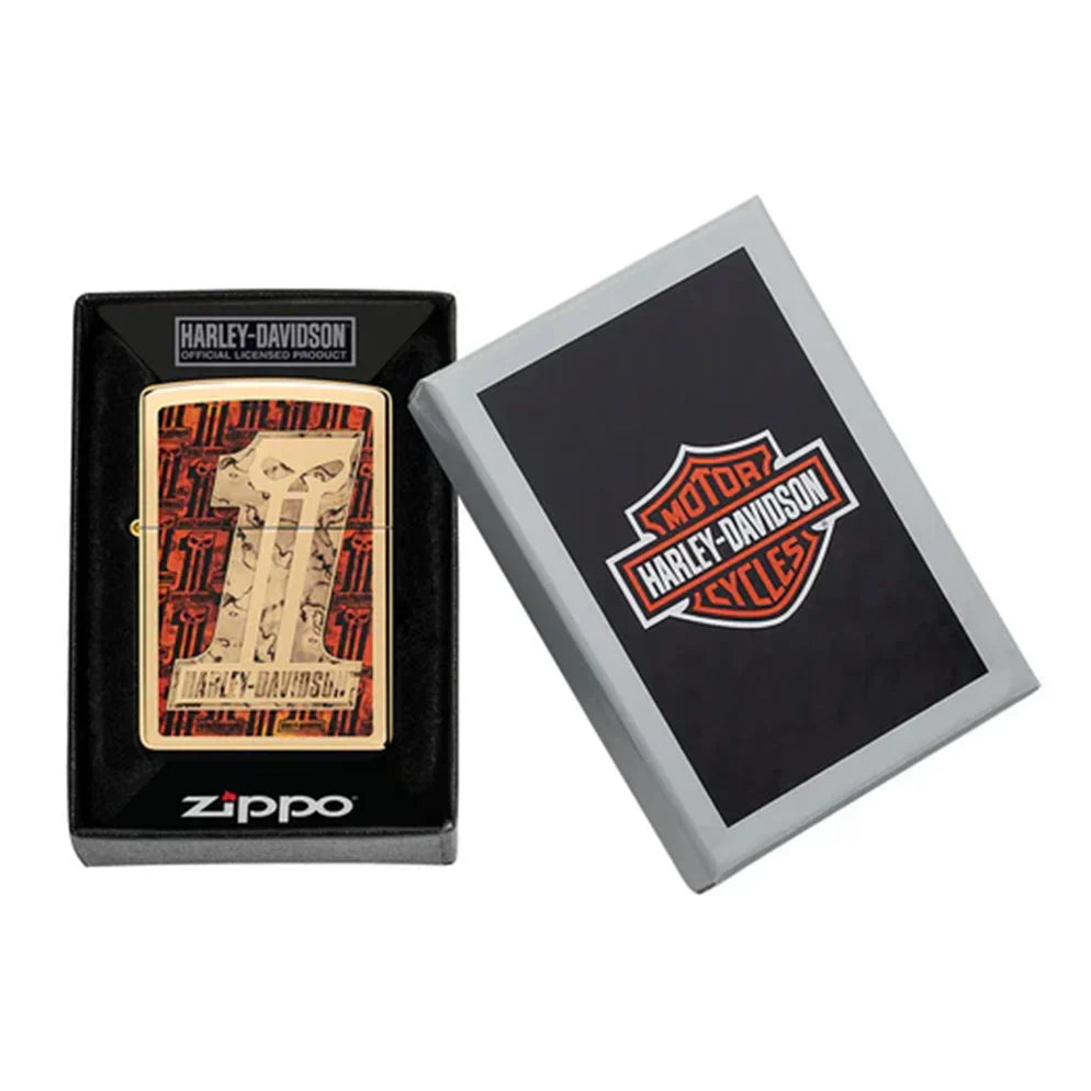 Zippo Lighter - Harley-Davidson® Skull #1