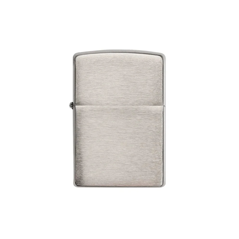 Zippo Lighter - Regular Brush Fin Chrome