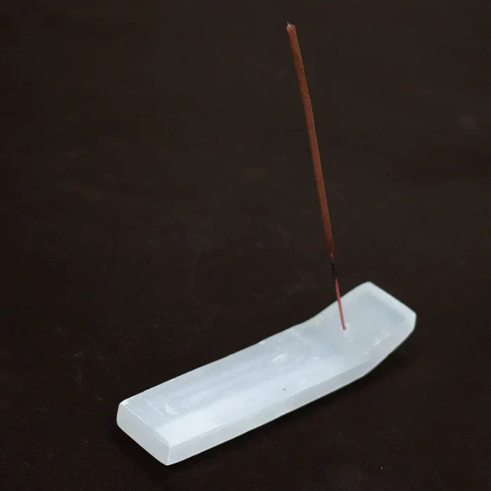 Acid Secs - Selenite Crystal Incense Holder
