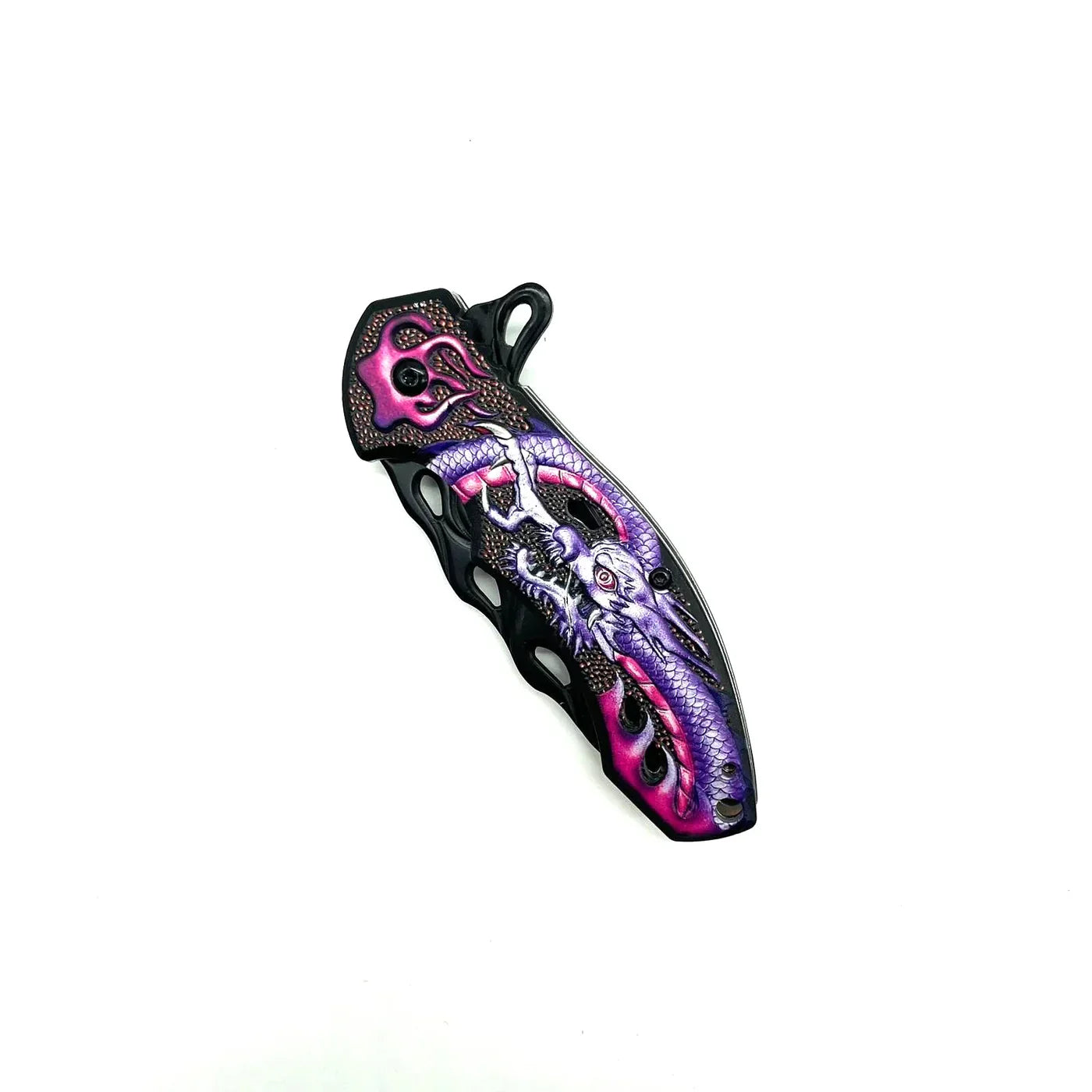 Black Widow - 8.75" Foldable Pocket Knife - Hellscale