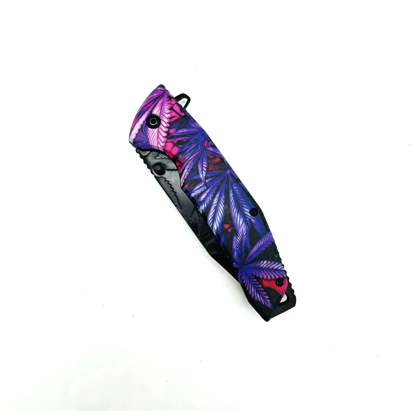 Black Widow - 8.5" Foldable Pocket Knife - Bloom