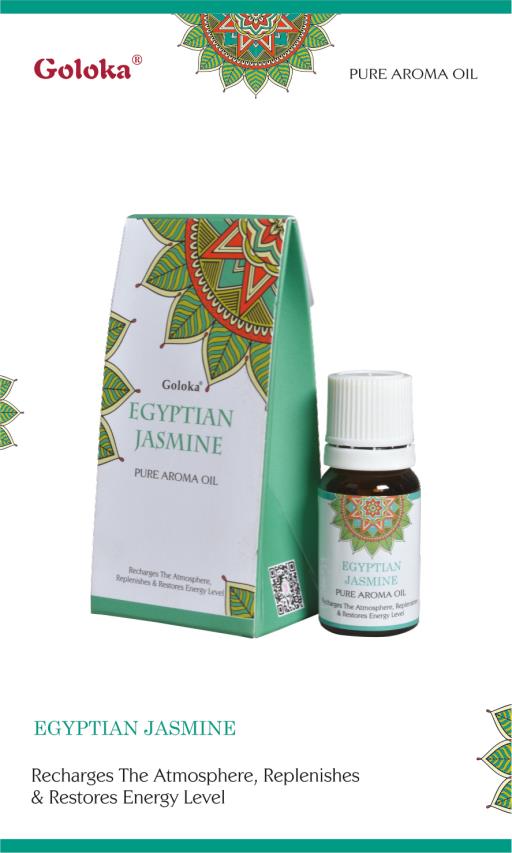 Goloka Egyptian Jasmine Aroma Oil 10ml