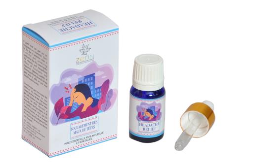 ZenN (Goloka) - Headache Relief Natural & Undiluted Essential Oil 10ml