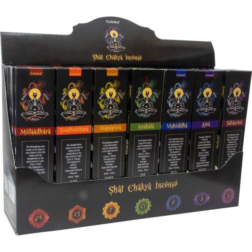 Goloka Chakra - Vishuddha (Truth) Incense Sticks 15g