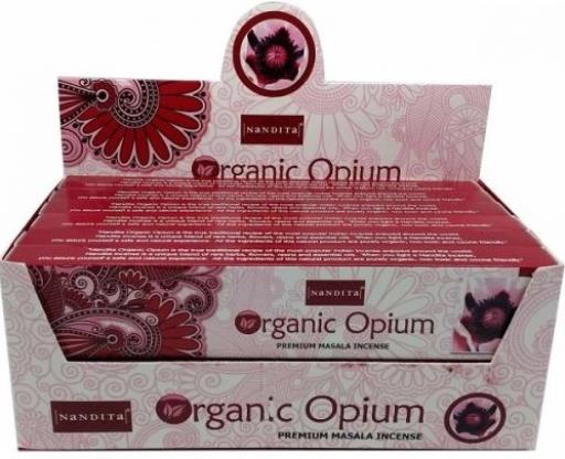 Nandita - Original Opium Incense Natural & Organic Hand-rolled Masala Incense Sticks 15g