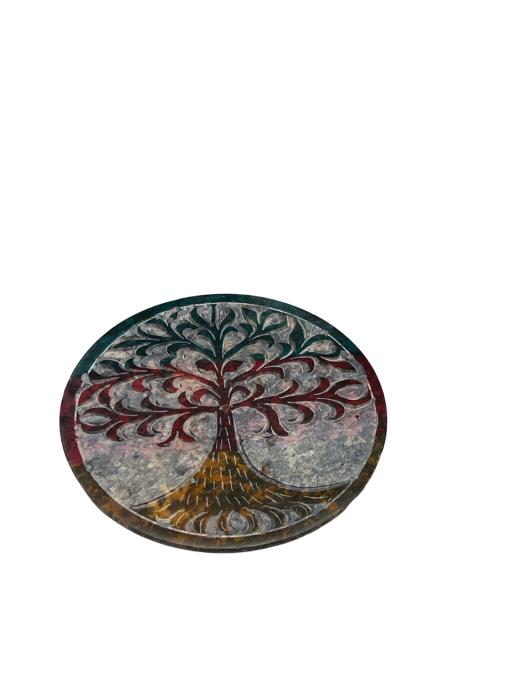 ZenN - Multi-coloured Tree Of Life Round Ash Catcher
