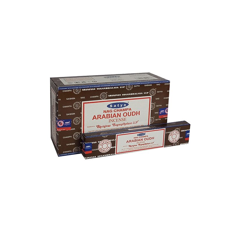 Satya Nag Champa - Arabian Oudh Incense Sticks 15g