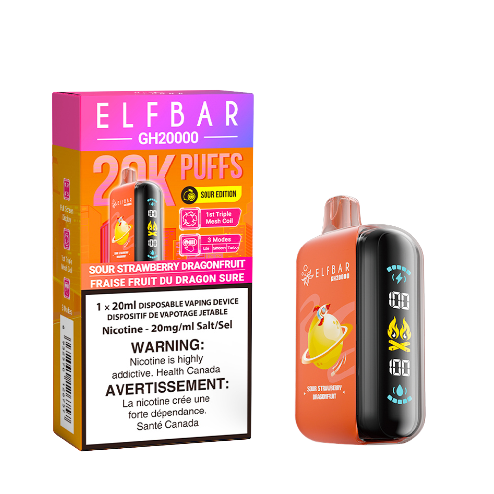 ELF Bar Rechargeable Disposable Vape GH20000 Puff Elfbar 20ml