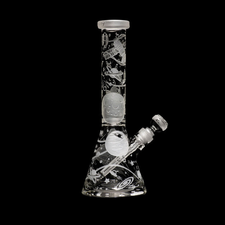 Bong en verre Milkyway 14" Space Odyssey Beaker
