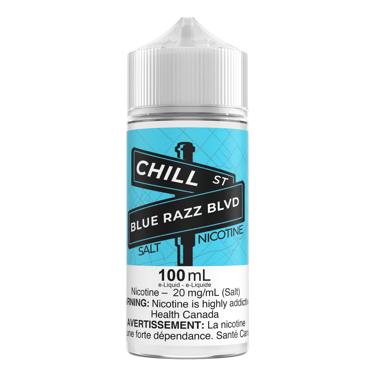 Chill St. 100mL Salts - Blue Razz BLVD