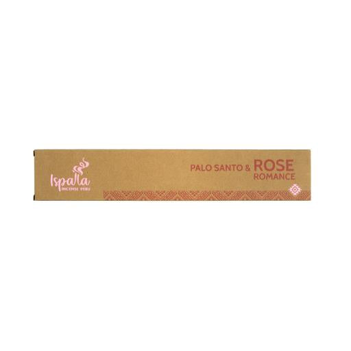 Ispalla Organic - "Romance" Palo Santo & Rose 10 Incense Sticks 9"