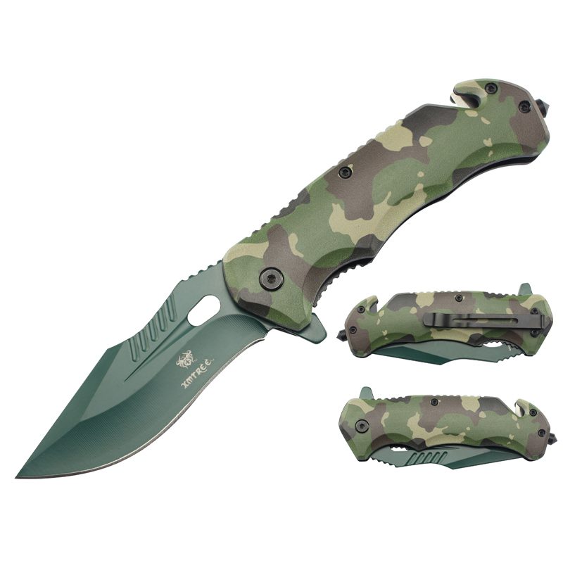 Xtreme - 8″ Jungle Camo Pocket Knife