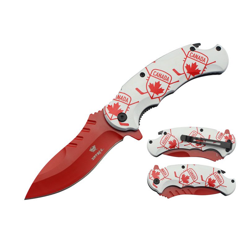 Xtreme - 8.8″ Oh Maple Foldable Pocket Knife