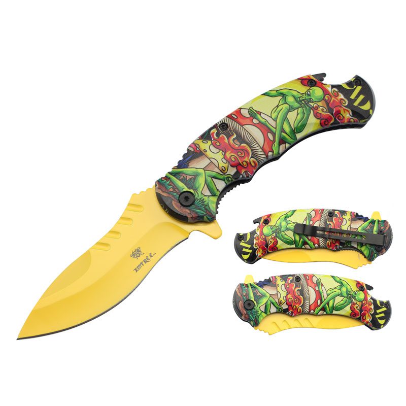 Xtreme - 8.8″ High Terrestrial Foldable Pocket Knife