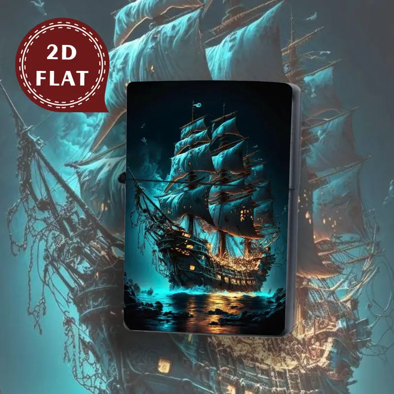 2D Nautical Sailing Ship Lighter Shell