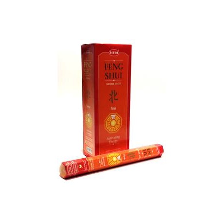 HEM Feng Shui Fire 9″ Incense Sticks – Hex Box (20g)