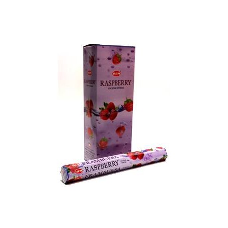 HEM Raspberry 9″ Incense Sticks – Hex Box (20g)