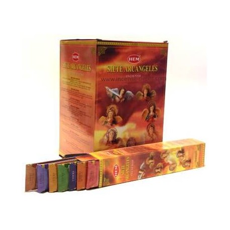 PROBLEM HEM Siete Arcangeles 9″ Incense Sticks – Hex Box (15 g)