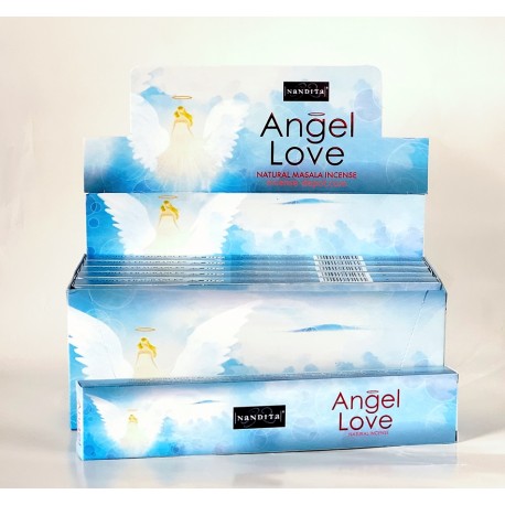 Nandita - Angel Love Incense Natural & Organic Hand-rolled Masala Incense Sticks 15g