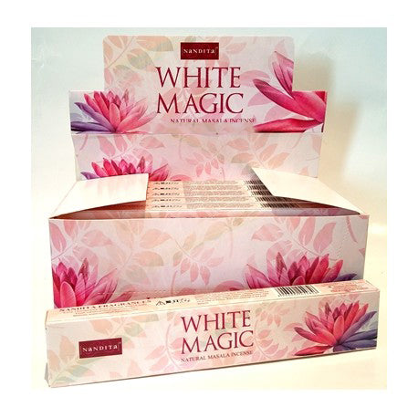 Nandita - White Magic Incense Natural & Organic Hand-rolled Masala Incense Sticks 15g