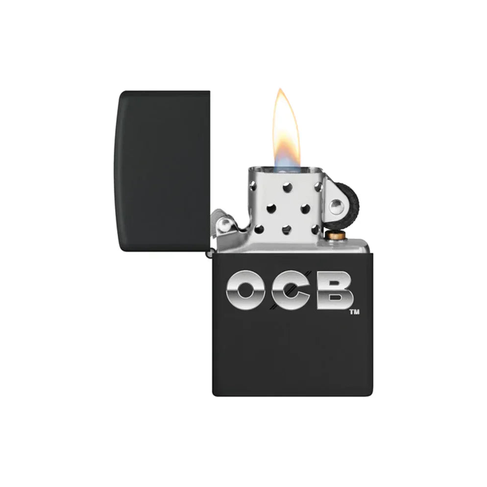 Zippo Lighter - OCB Regular Black Matte Metallic
