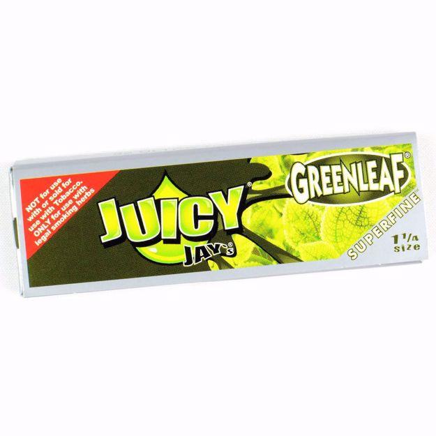 Juicy Jay's 1 1/4 Superfine Green Leaf Flavoured Papers