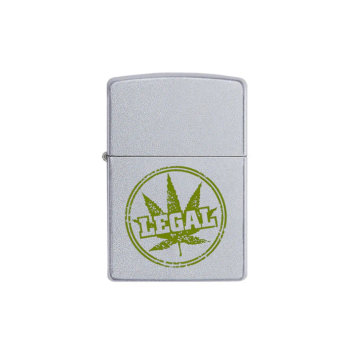 Zippo Lighter - Legal Leaf Stamp
