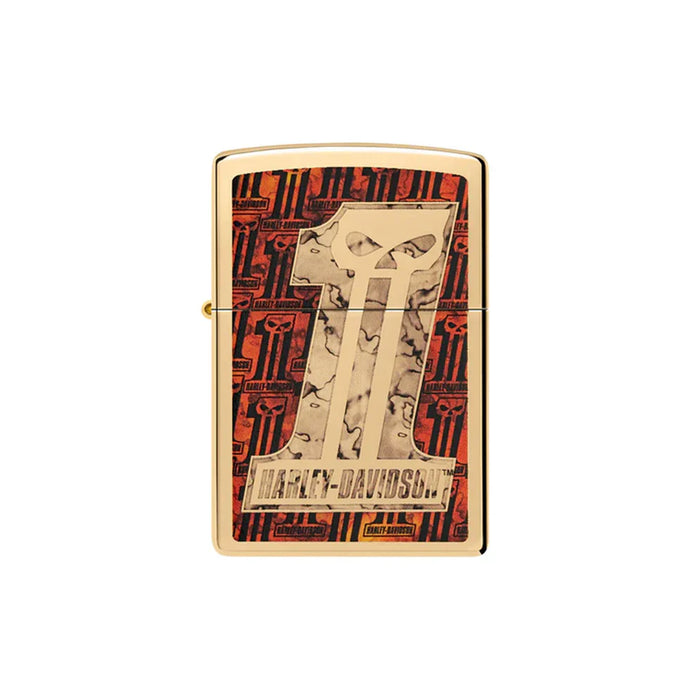 Zippo Lighter - Harley-Davidson® Skull #1