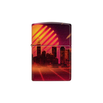 Zippo Lighter - Cyber City Design