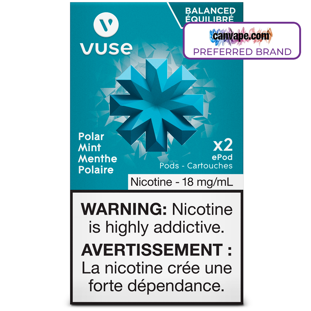 Vuse - Pods de remplacement Polar Mint ePod [Disponible Voir description]