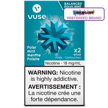 Vuse - Pods de remplacement Polar Mint ePod [Disponible Voir description]