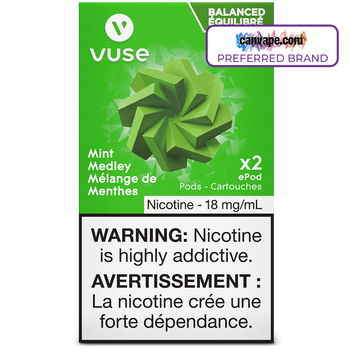 [Dernier appel] Vuse - Capsules de remplacement pour ePods Mint Medley 