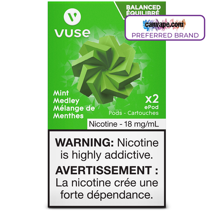 [Dernier appel] Vuse - Capsules de remplacement pour ePods Mint Medley 