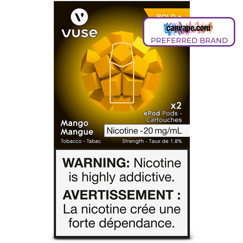 [Dernier appel] Vuse - Mango BOLD+ ePod Pods de remplacement