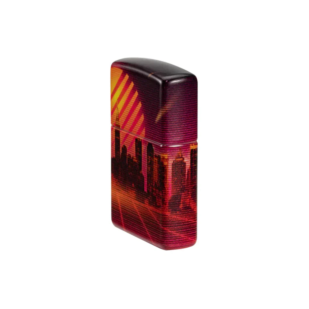 Zippo Lighter - Cyber City Design