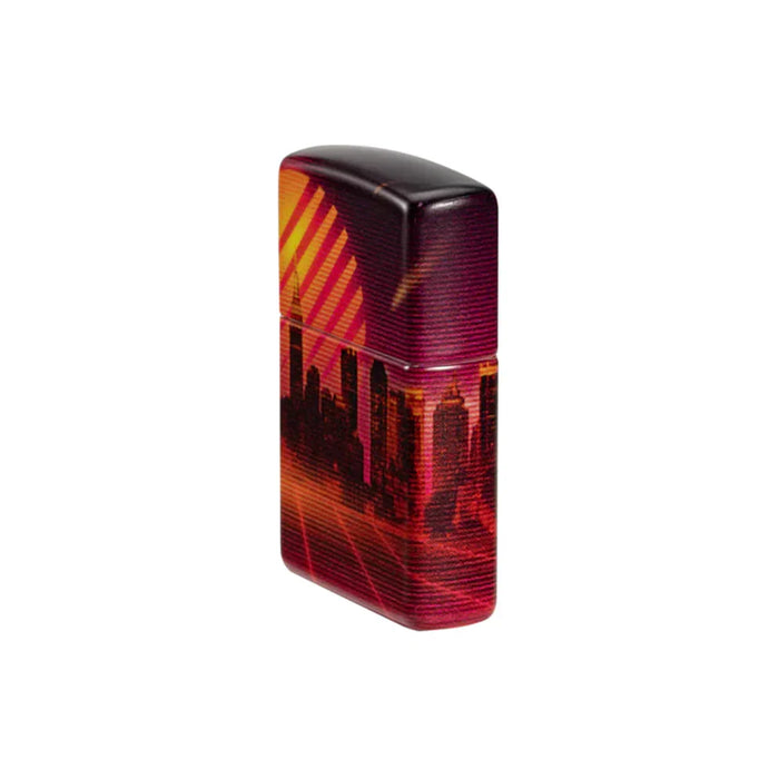 Zippo Lighter - Cyber City Design