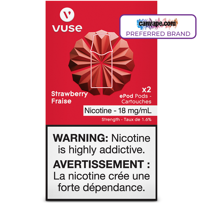 Vuse - Strawberry ePod Replacement Pods [Available See description]