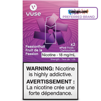 [Dernier appel] Vuse - Capsules de remplacement pour ePod Passion Fruit