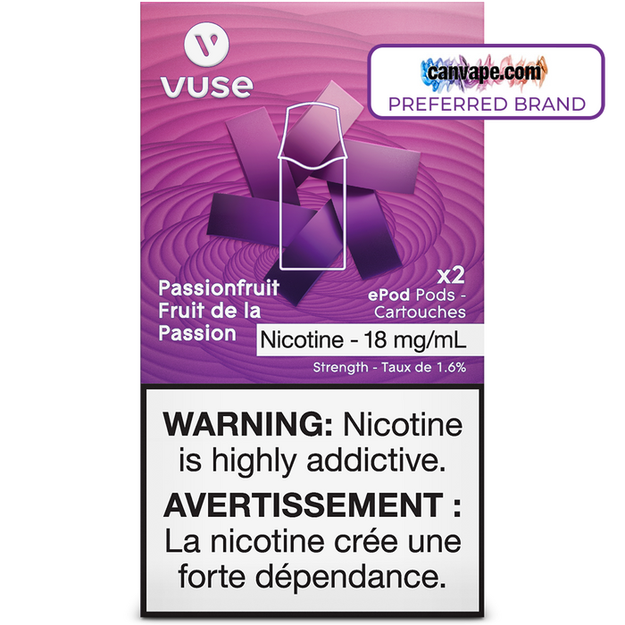 [Dernier appel] Vuse - Capsules de remplacement pour ePod Passion Fruit