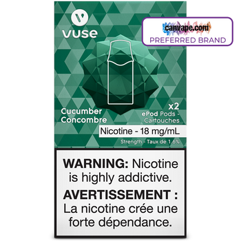 [Dernier appel] Vuse - Capsules de remplacement pour ePod Cucumber