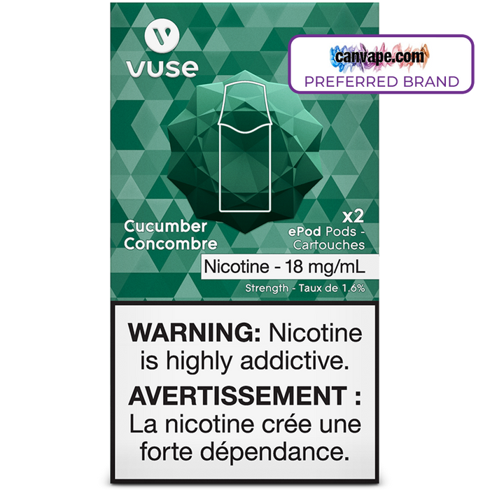 [Dernier appel] Vuse - Capsules de remplacement pour ePod Cucumber