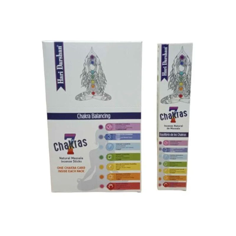 Hari Darshan - Tribal Soul Seven Chakra Incense Sticks