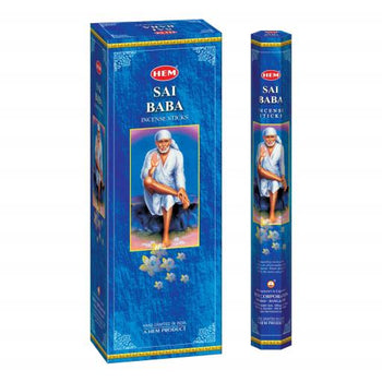 HEM Sai Baba 9″ Incense Sticks – Hex Box (20g)