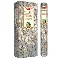 HEM Precious Tuberose 9″ Incense Sticks – Hex Box (20g)