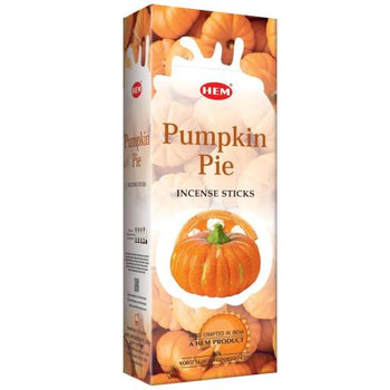 HEM Pumpkin Pie 9″ Incense Sticks – Hex Box (20g)