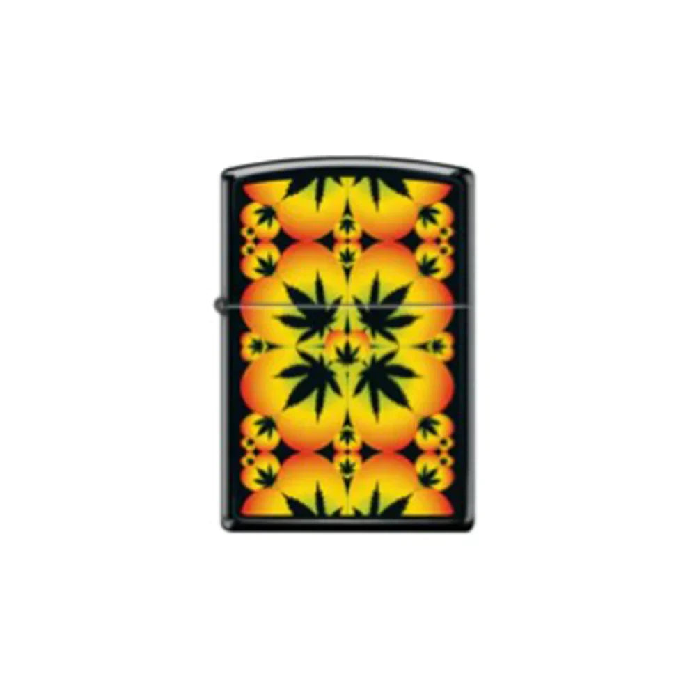 Zippo Lighter - Cannabis Pattern Mystic