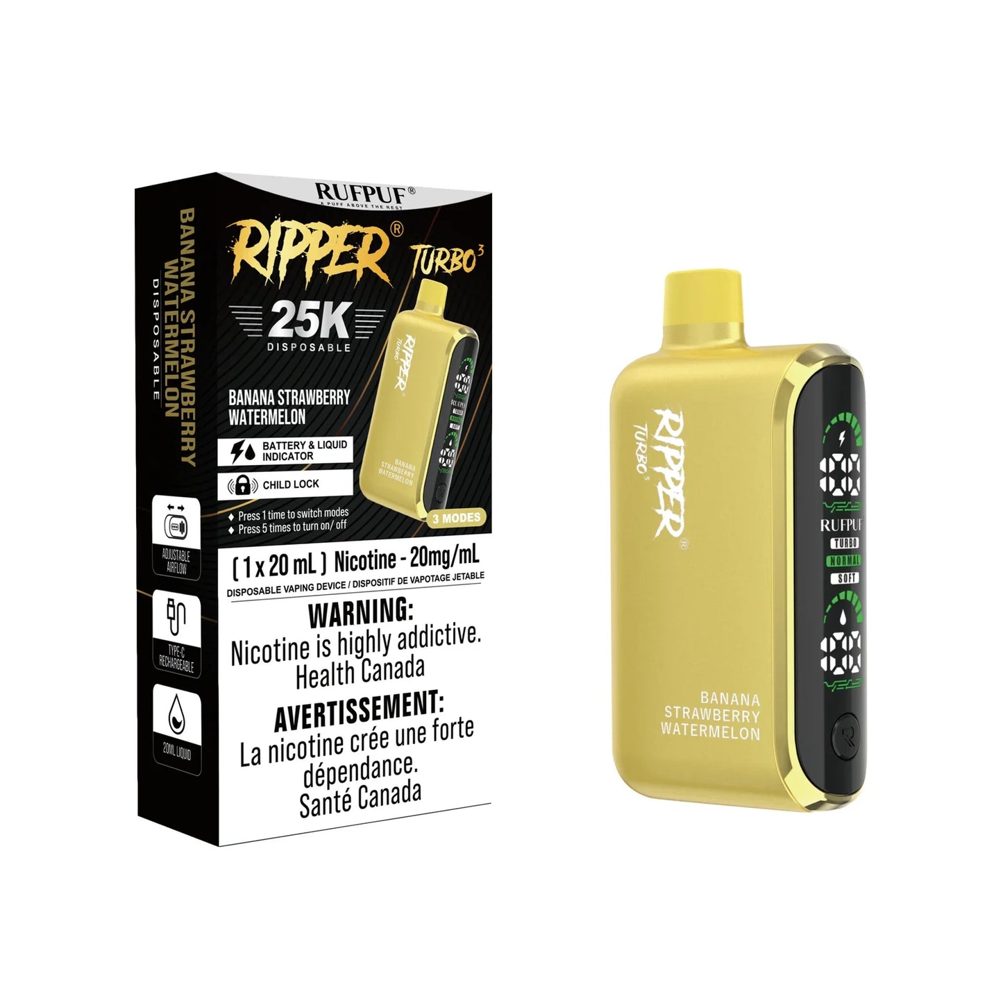 GCore Ripper T3 25k Puff Disposable Vape 20ml