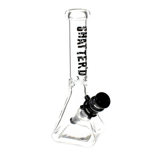 Shatter'd Glassworks - 10" Square Base Beaker Bong