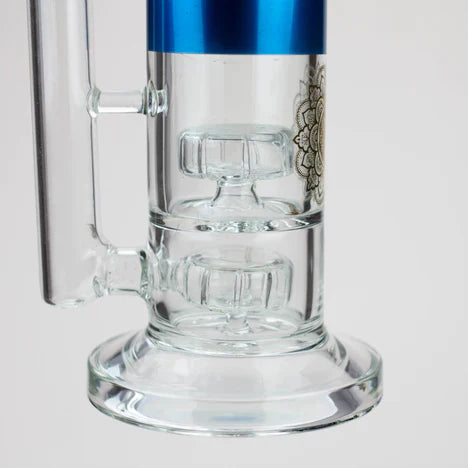 Bong en verre diffuseur à double barillet AQUA 2 en 1 de 12 pouces