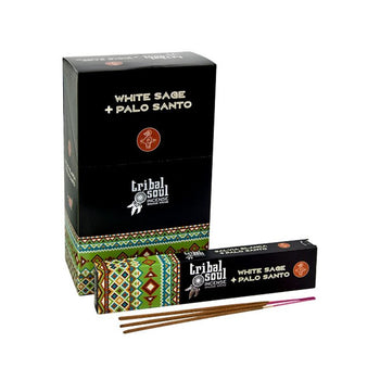 Hari Darshan - Tribal Soul White Sage Palo Santo Incense Sticks